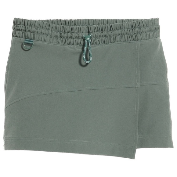 OLD Navy Green High-Waisted StretchTech Water-Repellent Wrap-Effect Skort N10.5 - Picture 2 of 4